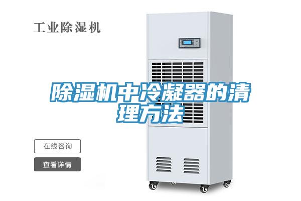 除湿机中冷凝器的清理方法