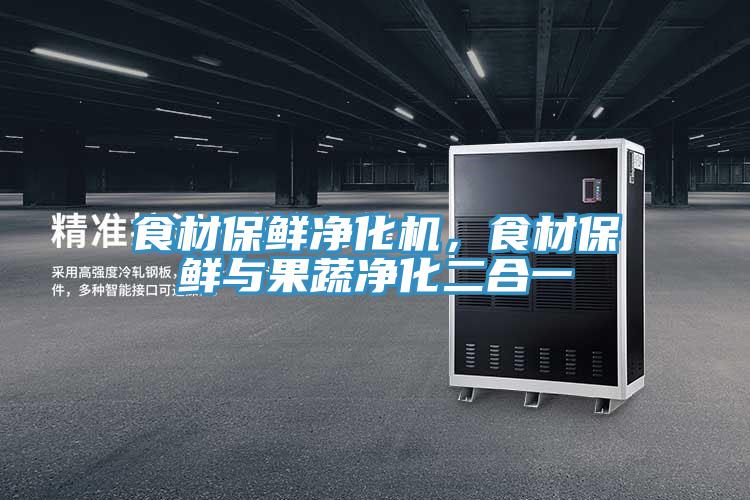 食材保鲜净化机，食材保鲜与果蔬净化二合一