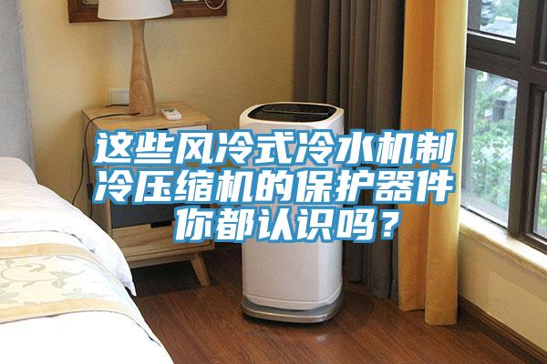 这些风冷式冷水机制冷压缩机的保护器件 你都认识吗？