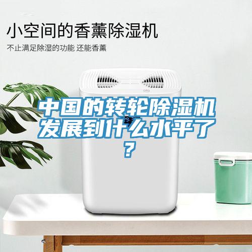 中国的转轮除湿机发展到什么水平了？