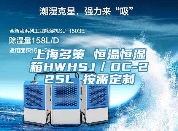 上海多策 恒温恒湿箱HWHSJ／DC-225L 按需定制