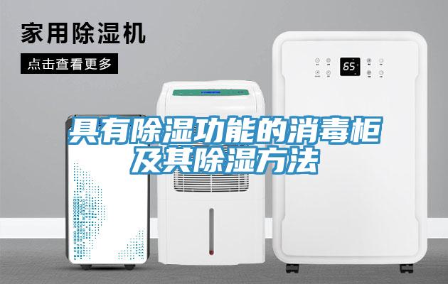具有除湿功能的消毒柜及其除湿方法