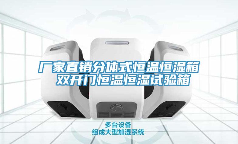 厂家直销分体式恒温恒湿箱 双开门恒温恒湿试验箱