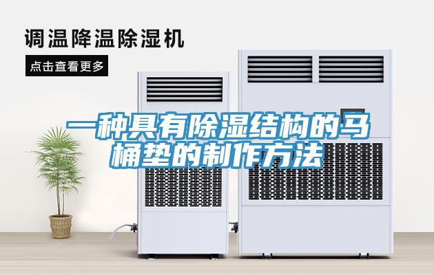 一种具有除湿结构的马桶垫的制作方法
