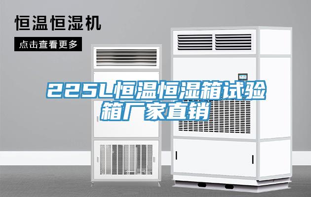 225L恒温恒湿箱试验箱厂家直销