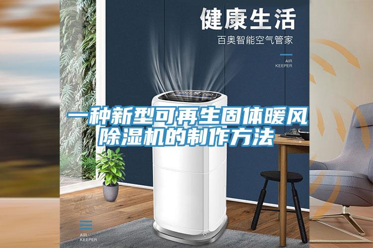 一种新型可再生固体暖风除湿机的制作方法