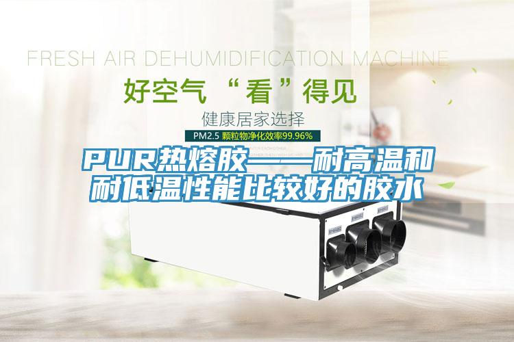 PUR热熔胶——耐高温和耐低温性能比较好的胶水