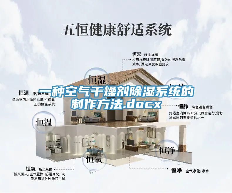 一种空气干燥剂除湿系统的制作方法.docx