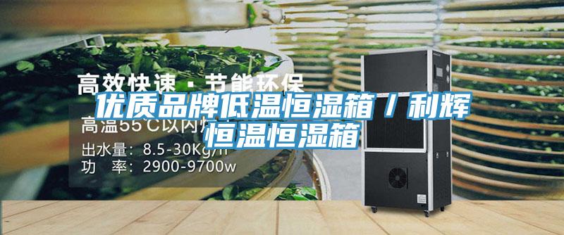 优质品牌低温恒湿箱／利辉恒温恒湿箱