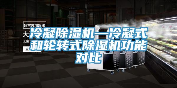 冷凝除湿机—冷凝式和轮转式除湿机功能对比