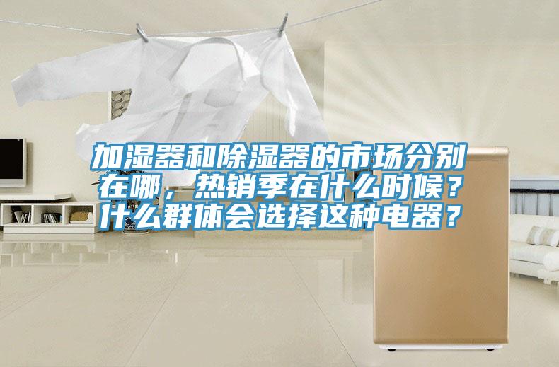 加湿器和除湿器的市场分别在哪，热销季在什么时候？什么群体会选择这种电器？