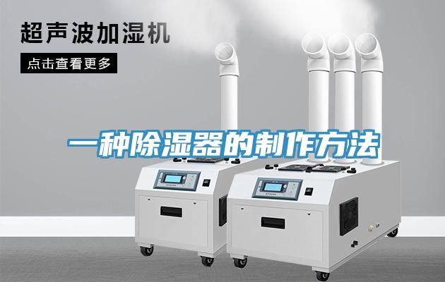 一种除湿器的制作方法