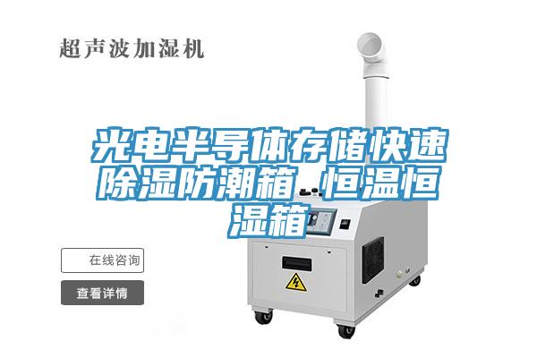 光电半导体存储快速除湿防潮箱 恒温恒湿箱