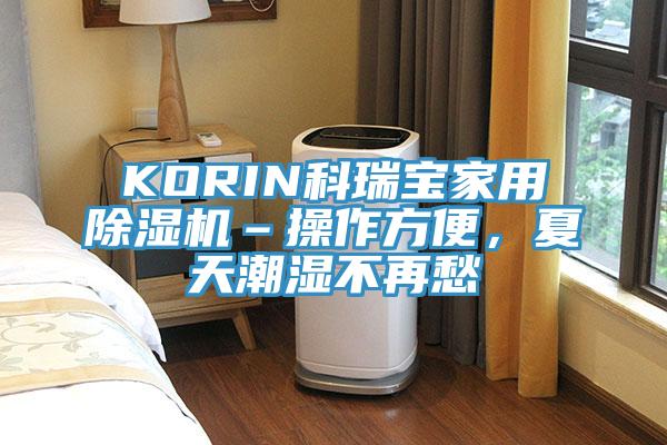 KORIN科瑞宝家用除湿机–操作方便，夏天潮湿不再愁