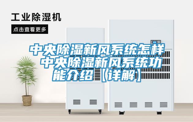 中央除湿新风系统怎样 中央除湿新风系统功能介绍【详解】