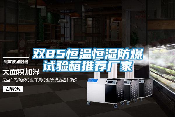 双85恒温恒湿防爆试验箱推荐厂家