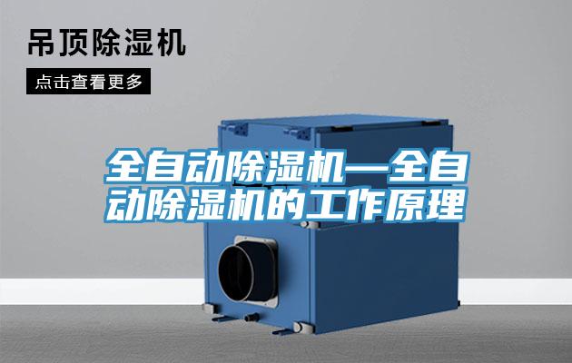 全自动除湿机—全自动除湿机的工作原理