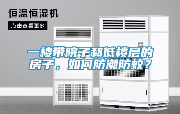 一楼带院子和低楼层的房子，如何防潮防蚊？