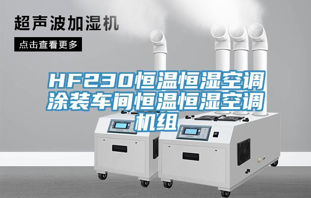 HF230恒温恒湿空调涂装车间恒温恒湿空调机组
