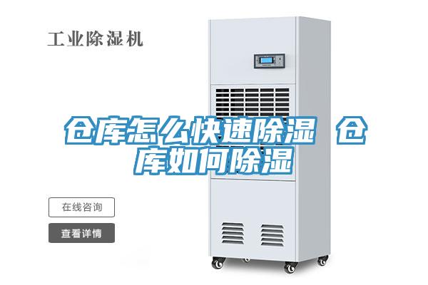 仓库怎么快速除湿 仓库如何除湿