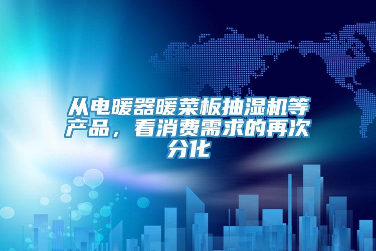 从电暖器暖菜板抽湿机等产品，看消费需求的再次分化