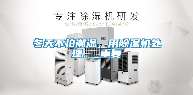 冬天不怕潮湿，用除湿机处理。_重复