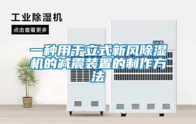 一种用于立式新风除湿机的减震装置的制作方法