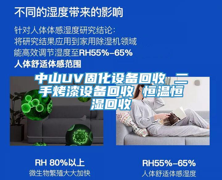 中山UV固化设备回收 二手烤漆设备回收 恒温恒湿回收