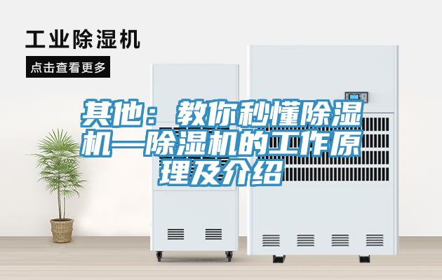 其他：教你秒懂除湿机—除湿机的工作原理及介绍