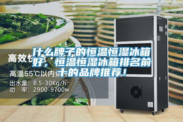 什么牌子的恒温恒湿冰箱好，恒温恒湿冰箱排名前十的品牌推荐！
