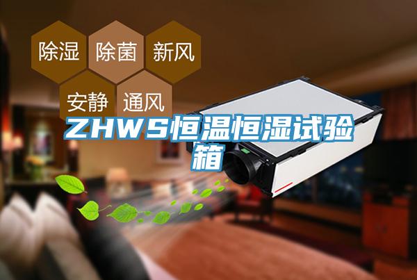 ZHWS恒温恒湿试验箱