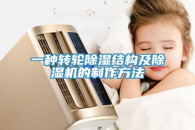 一种转轮除湿结构及除湿机的制作方法