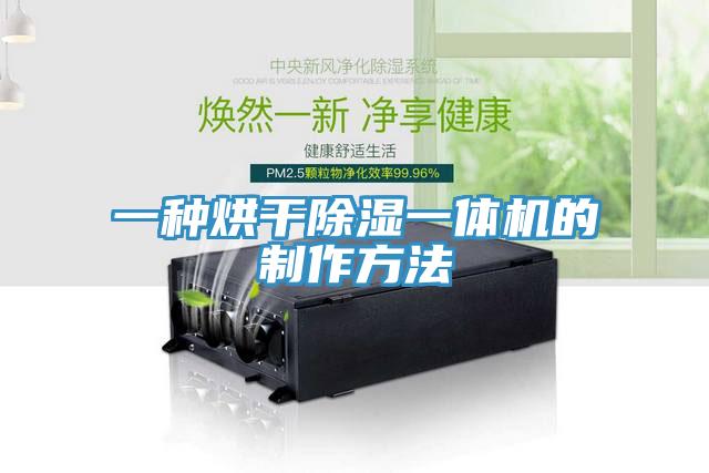 一种烘干除湿一体机的制作方法