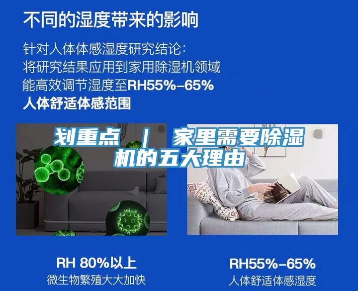 划重点 ｜ 家里需要除湿机的五大理由