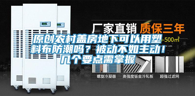 原创农村盖房地下可以用塑料布防潮吗？被动不如主动！几个要点需掌握