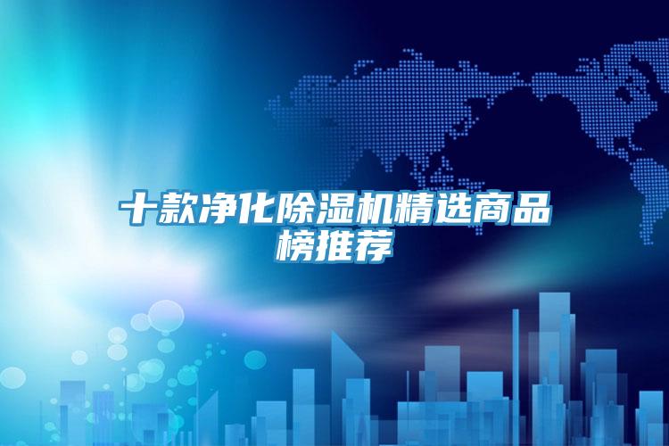 十款净化除湿机精选商品榜推荐