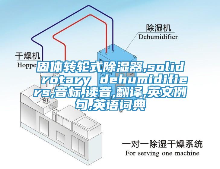 固体转轮式除湿器,solid rotary dehumidifiers,音标,读音,翻译,英文例句,英语词典