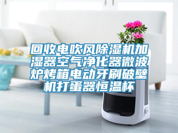回收电吹风除湿机加湿器空气净化器微波炉烤箱电动牙刷破壁机打蛋器恒温杯