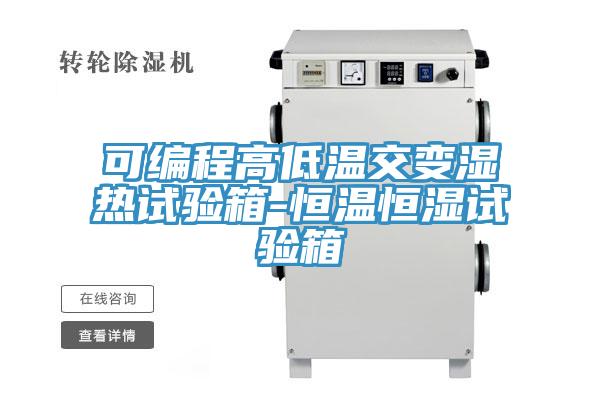 可编程高低温交变湿热试验箱-恒温恒湿试验箱