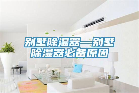 别墅除湿器—别墅除湿器必备原因