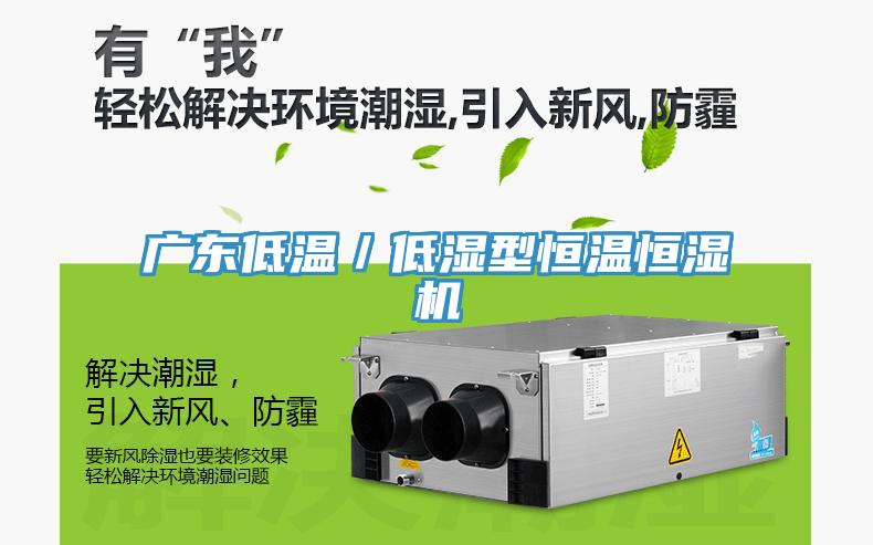 广东低温／低湿型恒温恒湿机