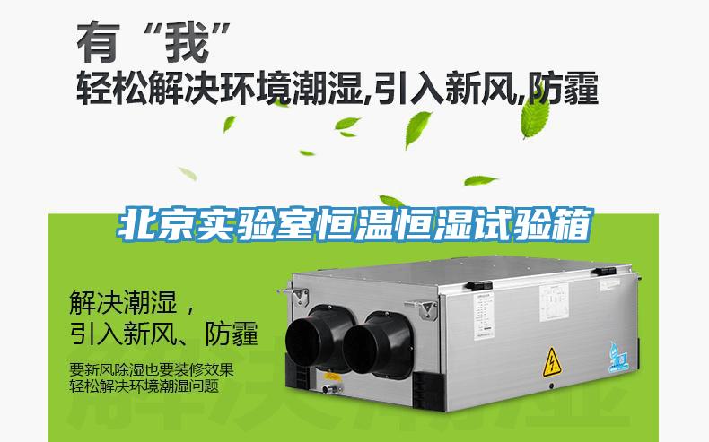 北京实验室恒温恒湿试验箱