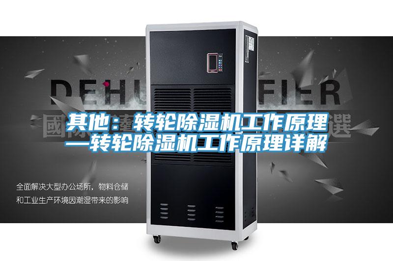 其他：转轮除湿机工作原理—转轮除湿机工作原理详解