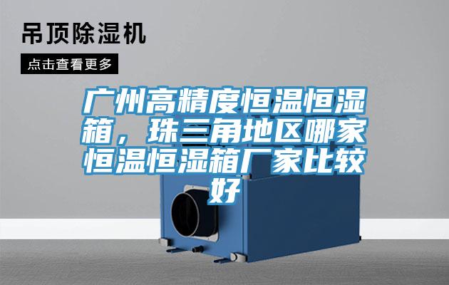 广州高精度恒温恒湿箱，珠三角地区哪家恒温恒湿箱厂家比较好