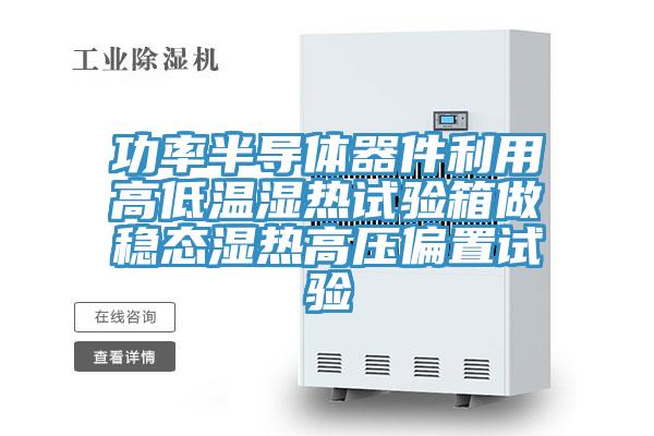 功率半导体器件利用高低温湿热试验箱做稳态湿热高压偏置试验