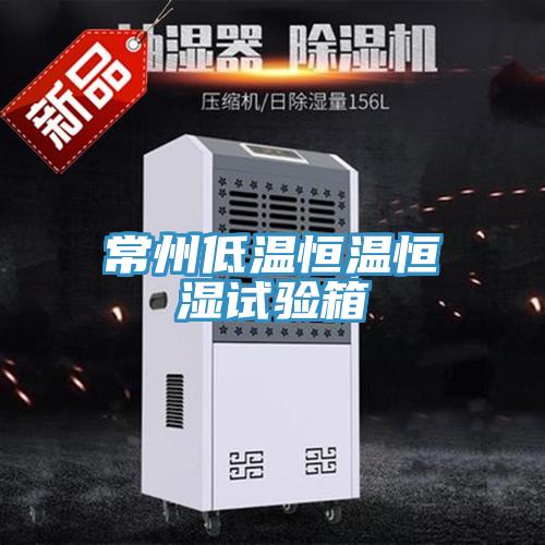 常州低温恒温恒湿试验箱