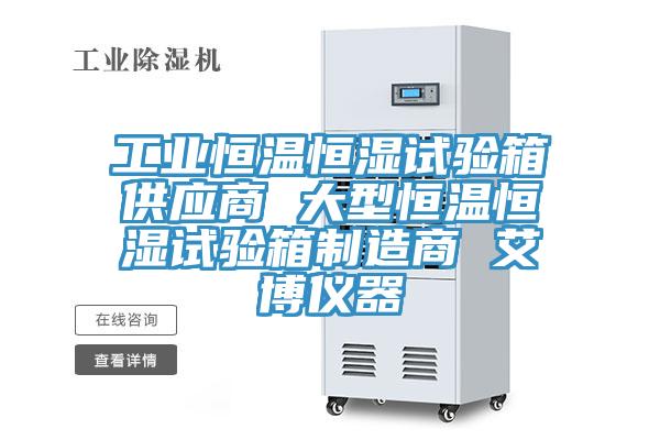 工业恒温恒湿试验箱供应商 大型恒温恒湿试验箱制造商 艾博仪器