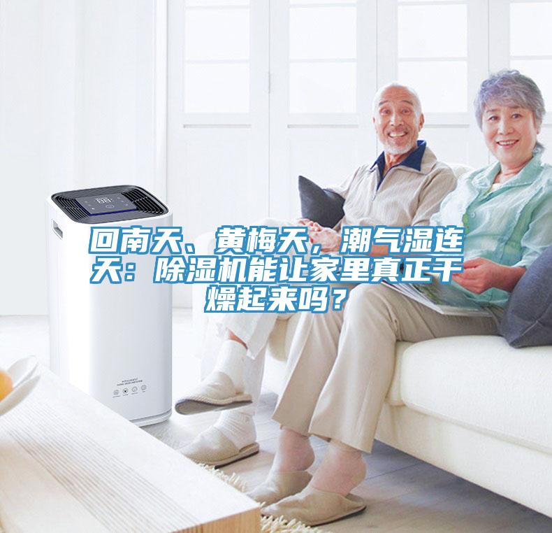 回南天、黄梅天，潮气湿连天：除湿机能让家里真正干燥起来吗？