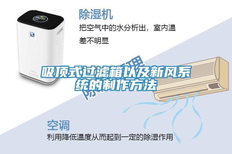 吸顶式过滤箱以及新风系统的制作方法