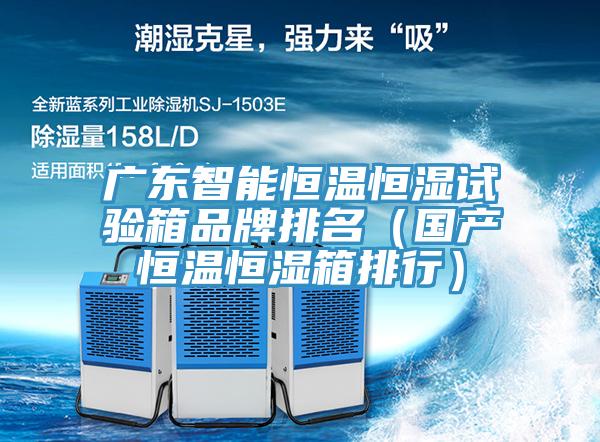广东智能恒温恒湿试验箱品牌排名（国产恒温恒湿箱排行）